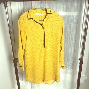 Yellow Mid Length Dress